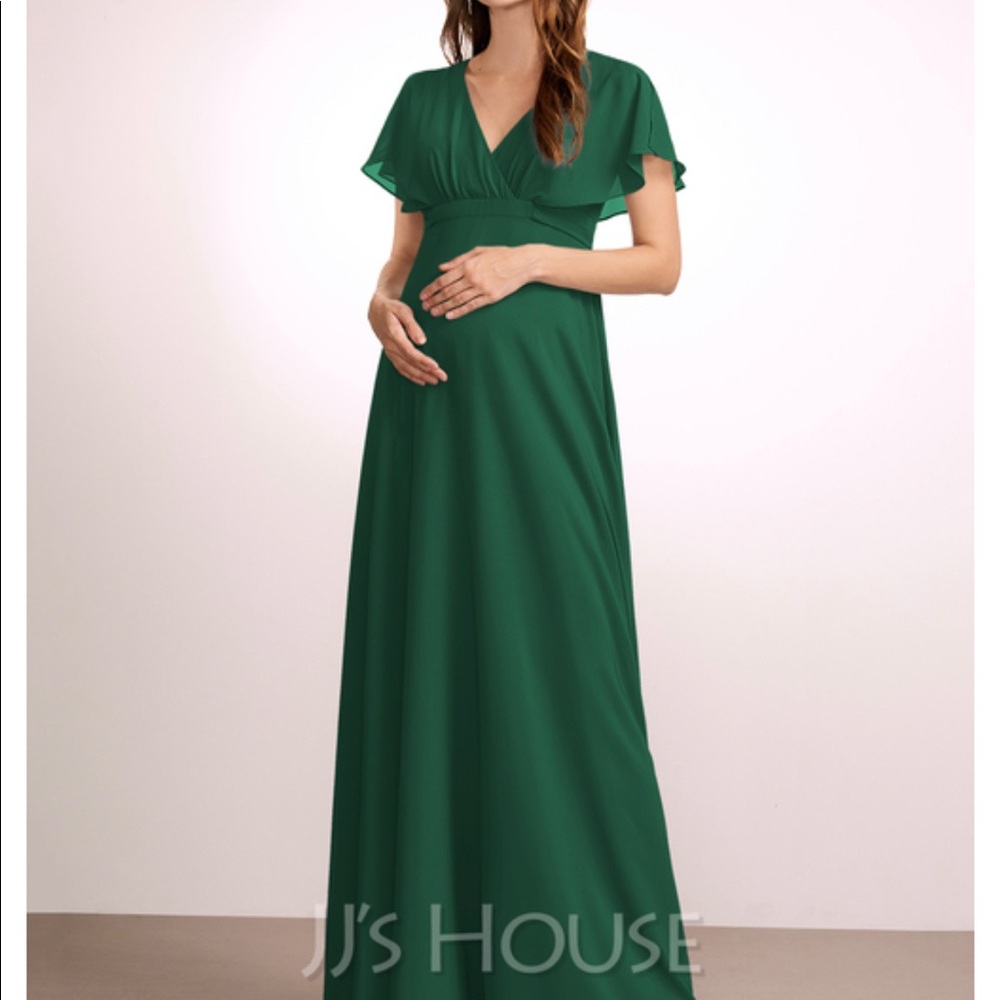 Formal Maternity Chiffon Dress